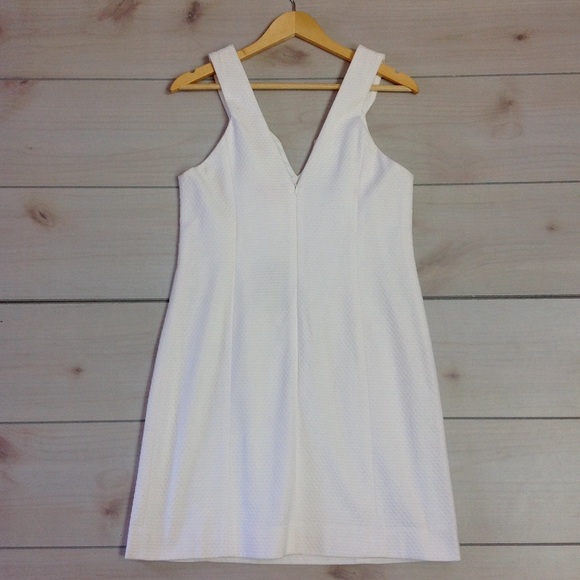 Lilly Pulitzer White Gold Largo Shift Dress 16 NWT - Picture 5 of 7